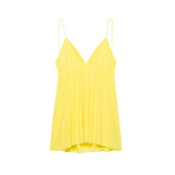 VIREA Lace-Up Backless Cami Dress – V-Neck Summer Flowy Fit