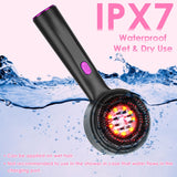 1Set 3 In 1 Red Light Scalp Massager Brush Cordless Hair Oil Applicator Massage Comb With 3 Modes Rechargeable IPX7 Waterproof
