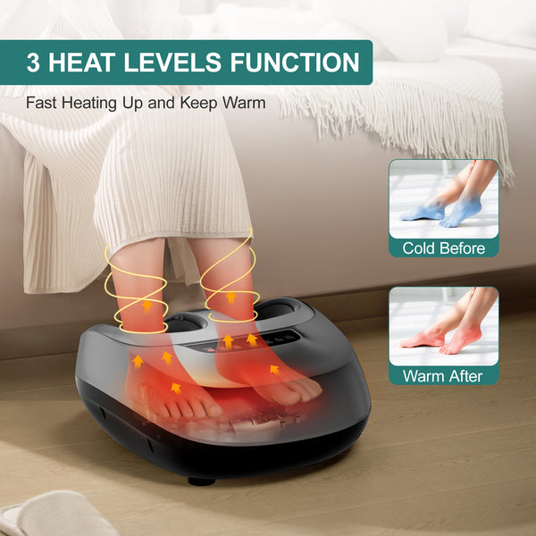 Multifunctional Foot Massager F01 - 15-minute Automatic Timer, Heating Massage, Relieves Fatigue, Cares For Health